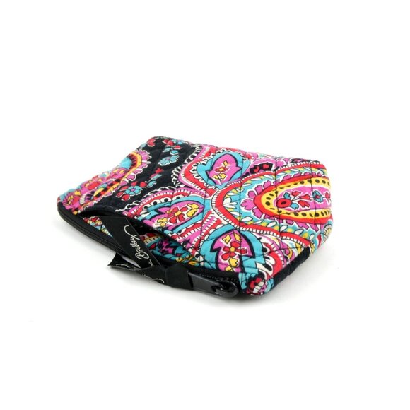 Vera Bradley Parisian Paisley Zip Cosmetic Case w/Mirror - Picture 2 of 13